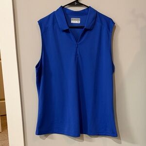 PGA Tour Women's Royal Blue Sleeveless Tank Top